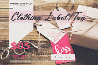 design clothing labels or tags