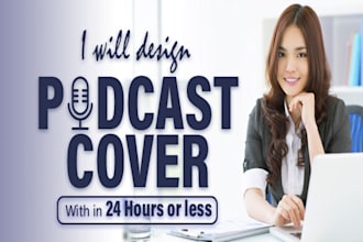 design a professional podcast cover art