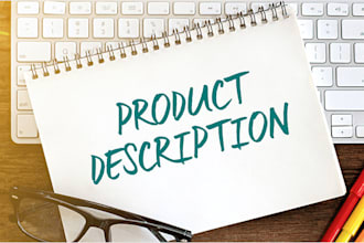 write shopify, amazon,ebay and other product description