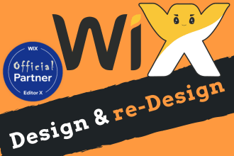 design wix studio ecommerce website and landing pages