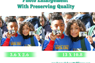 enlarge your photos with preserving image quality