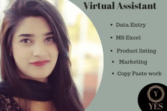 be virtual assistant,web research,wordpress and shopify va,data entry