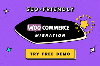 do woocommerce wordpress migration of data design and seo