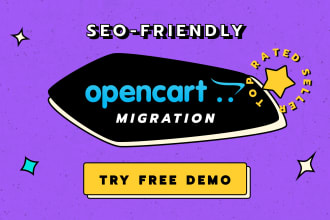 do expert opencart migration of all data safe for seo