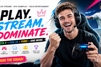 design yours youtube channel eye catching banner that resonates your channel