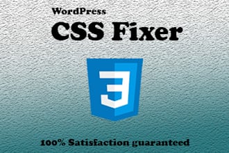 fix wordpress CSS issues fast