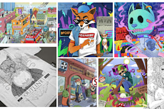 draw any detailed custom illustrations
