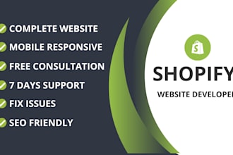 do premium shopify website creation