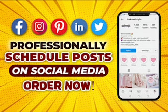 schedule posts on instagram, facebook and all social media