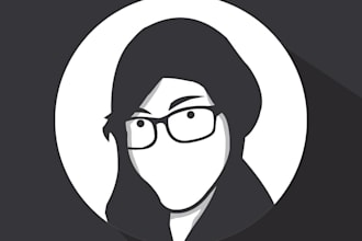 create a minimalist design avatar from your pict