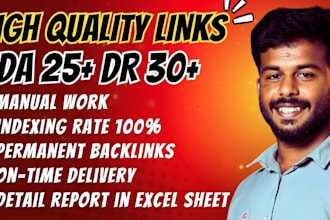 provide serp high quality dofollow backlinks