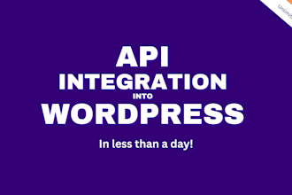 do wordpress API integration