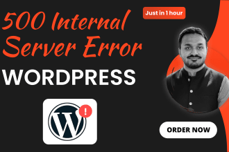 fix wordpress http 500 internal server error quickly in 1hr