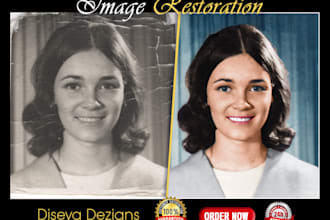 restore,repair and colorize old photos