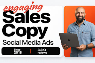 write sales copy, ad copy, social media ads for conversions