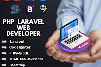 make or update your laravel codeigniter PHP web application as per your demand