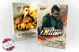 do dj, hip hop, music, concert or any event party flyer