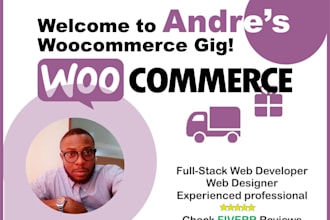 design a functional woocommerce store on wordpress