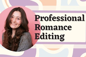 be your romance book editor
