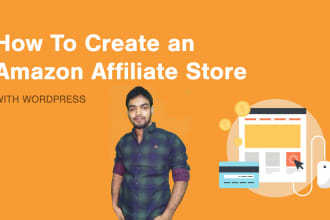 create SEO friendly amazon affiliate website for you