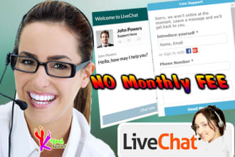 setup professional live chat on your website