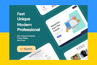 Big Deals!  create website ui design and landing page design