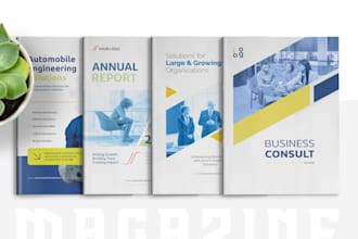 design a bifold, trifold, magazine, brochure