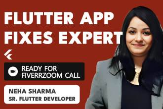 do flutterflow app development as flutterflow developer fix flutter app bugs