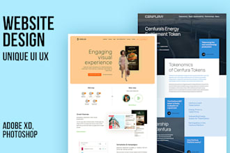design high end landing page, website or user interface
