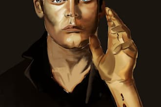 hand sketch customised portraits