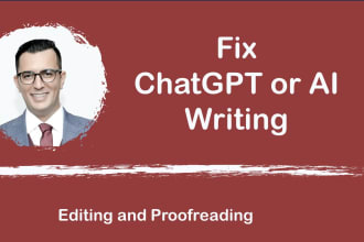 fix, edit, and humanize your chatgpt or ai generated apa writing