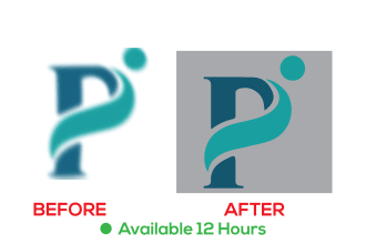 convert your low resolution logo into high resolution