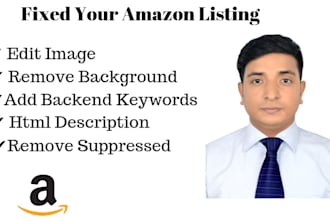 create and fixed your amazon listing