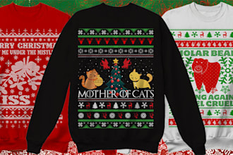 do ugly christmas sweater in 24 hours