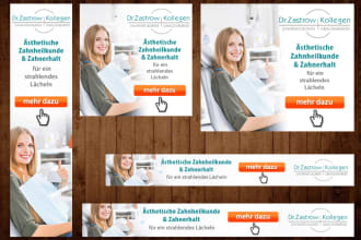 design 10 professional web animated gif banners in 24 hrs