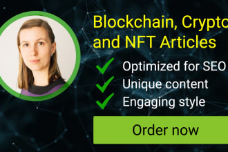 write blockchain, crypto, nft and web3 articles