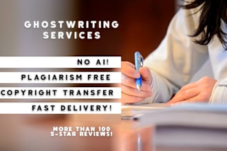 ghostwrite the perfect book or ebook for your business