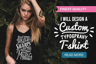 do custom typography t shirt design