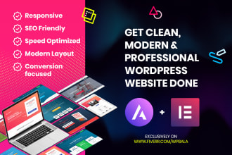 convert PSD, figma, xd to wordpress using elementor pro