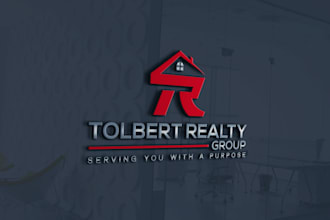 design real estate logo with source file