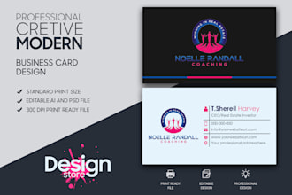 create outstanding business card