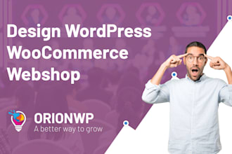 design your woocommerce webshop on wordpress
