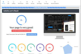create an optimal strategy SEO audit report with action plan