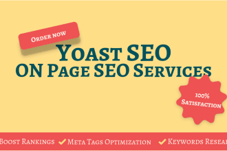 do yoast word press on page seo,meta tags,h tags,image alt text