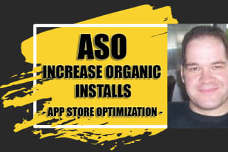 do app store optimization aso, for play store and app store