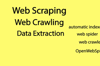 do automate web scraping, web crawling using python