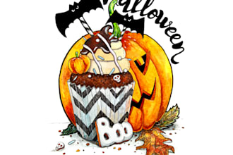 paint a custom watercolor illustration