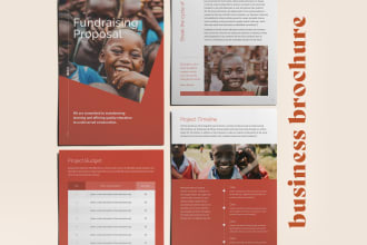 create a business brochure, booklet, company profile, proposal, or annual report