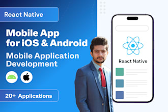 develop react native mobile apps for IOS and android