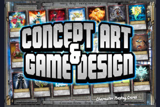create concept art and game design